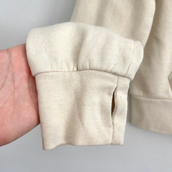 Aviator Nation Ninja Hoodie Pullover Jacket in Vintage White Sz Small Sweatshirt - Picture 6 of 11